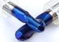 HRC65 Nano Blue Coating Tungsten End Mill 2/3/4/6 Flutes Flat Head Ball Milling Cutter