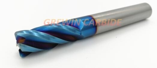 NaNo Blauwe van het de Straalbeëindigen van de Carbidehoek Molen Tungstan 0.01mm