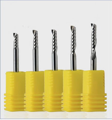 Single Cut Solid Carbide End Mills For Wood Working And Platsic With Polishing Surface