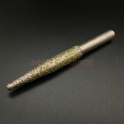 De gecementeerde Molen die van het Carbidebeëindigen Diamond Stone Engraving Cutter Tools solderen