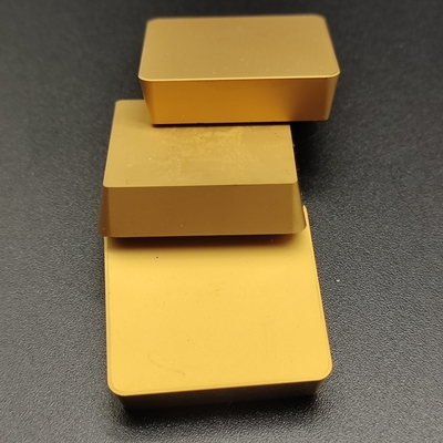 SPUN250620S stevige het Carbideblad van Carbidetussenvoegsels het Draaien Snijder met Gouden Deklaag