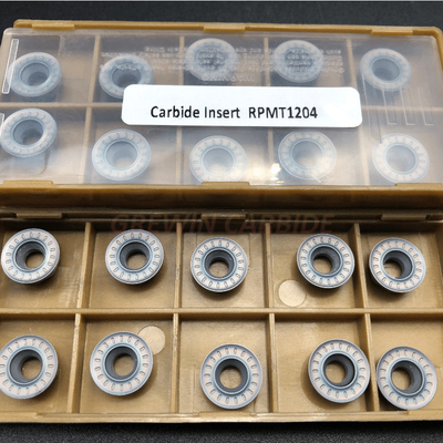 Van het het Carbidetussenvoegsel van RPMT 1206 Cnc Met een laag bedekte Carbide van het het Hulpmiddelwolfram het Draaiende